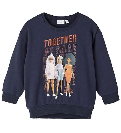 Name It Sweatshirt - NmfNina Barbie - Dark Sapphire Name It Sweatshirt - NmfNina Barbie - Dark Sapphire