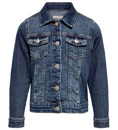 Kids Only Denimjakke - Noos - KonSara - Medium Blue Denim Kids Only Denimjakke - Noos - KonSara - Medium Blue Denim