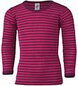 Engel Bluse - Uld/Silke - Raspberry/Orchid Engel Bluse - Uld/Silke - Raspberry/Orchid