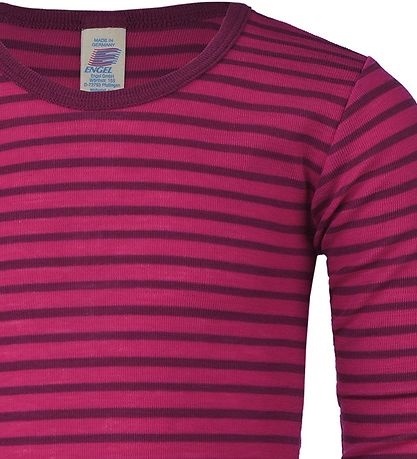 Engel Bluse - Uld/Silke - Raspberry/Orchid Engel Bluse - Uld/Silke - Raspberry/Orchid