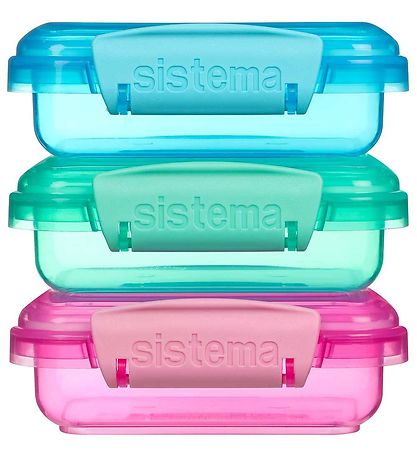 Sistema Madkasser - Lunch Packs - 3-pak - 200 ml - Multi Sistema Madkasser - Lunch Packs - 3-pak - 200 ml - Multi