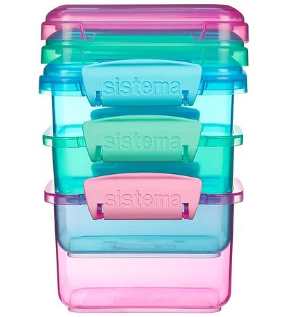 Sistema Madkasser - Lunch Packs - 3-pak - 400 ml - Multi Sistema Madkasser - Lunch Packs - 3-pak - 400 ml - Multi