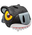 Crazy Safety Bicycle Helmet w. Light - Panther - Black Crazy Safety Bicycle Helmet w. Light - Panther - Black