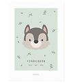 Alfabetdyr Poster - 21x30 - Spring child Alfabetdyr Poster - 21x30 - Spring child
