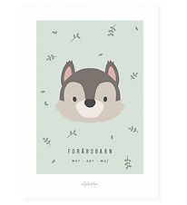 Poster Alfabetdyr - 21x30 - Enfant du printemps Poster Alfabetdyr - 21x30 - Enfant du printemps