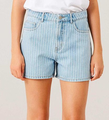 LMTD Shorts - Noos - NlfPinizza - Light Blue Denim/Pinstripes LMTD Shorts - Noos - NlfPinizza - Light Blue Denim/Pinstripes