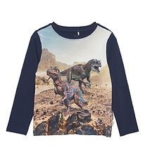 Minymo Bluse - Black Iris Minymo Bluse - Black Iris