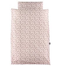 Nørgaard Madsens Sengetøj - Baby - Hvid m. Blomster Nørgaard Madsens Sengetøj - Baby - Hvid m. Blomster