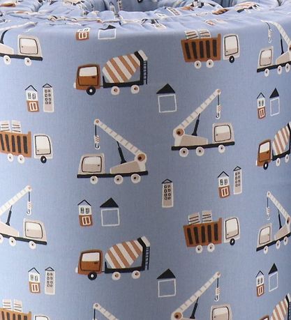 Nørgaard Madsens Bed Bumper - Blue w. Cement Mixer Nørgaard Madsens Bed Bumper - Blue w. Cement Mixer