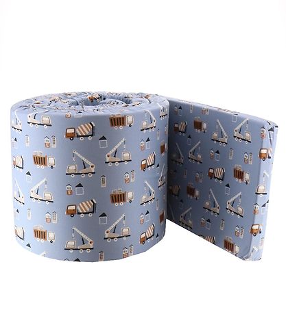 Nørgaard Madsens Bed Bumper - Blue w. Cement Mixer Nørgaard Madsens Bed Bumper - Blue w. Cement Mixer