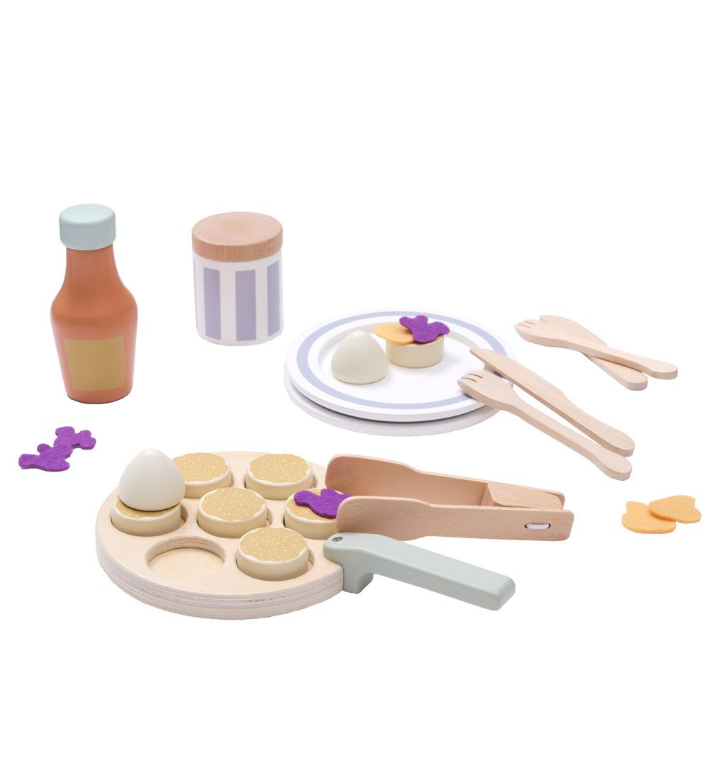 Kids Concept Pfannkuchen-Set - Kids Concept - One Size - Spiellebensmittel