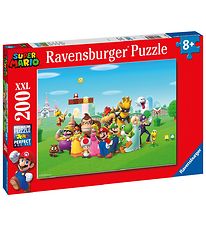 Ravensburger Puslespil - 200 Brikker - Super Mario Adventure Ravensburger Puslespil - 200 Brikker - Super Mario Adventure