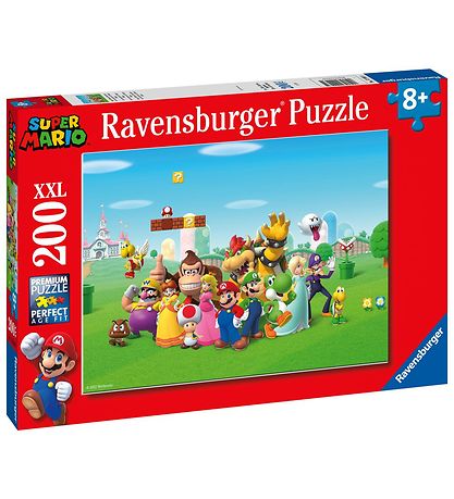 Ravensburger Púsluspil - 200 Kubbar - Super Mario Adventure