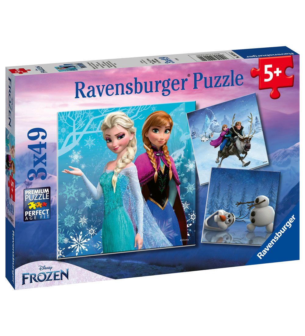 Ravensburger Puzzlespiel - 3x49 Teile - Winterabenteuer - Ravensburger - One Size - Puzzlespiele
