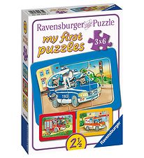 Ravensburger Puslespil - My First - 3 Forskellige - Animals In A Ravensburger Puslespil - My First - 3 Forskellige - Animals In A