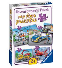 Ravensburger Puslespil - My First - 4 Forskellige - My Emergency Ravensburger Puslespil - My First - 4 Forskellige - My Emergency