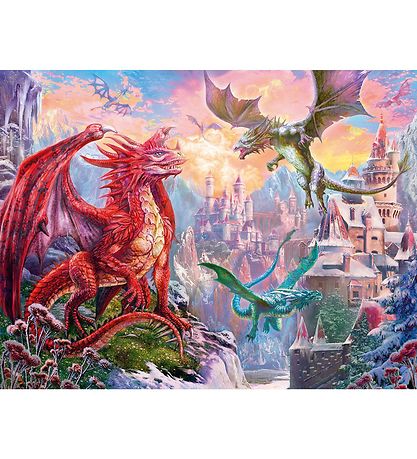 Ravensburger Puslespil - 2000 Brikker - Fantasy Dragon