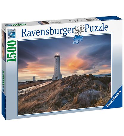 Ravensburger Puslespil - 1500 Brikker - Akranes Lighthouse Icela Ravensburger Puslespil - 1500 Brikker - Akranes Lighthouse Icela