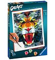 Ravensburger CreArt - Malesæt - Polygon Tiger Ravensburger CreArt - Malesæt - Polygon Tiger