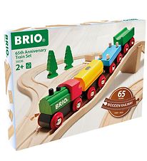 BRIO Togbanesæt - 32 Dele - 65th Anniversary 36036 BRIO Togbanesæt - 32 Dele - 65th Anniversary 36036