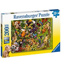 Ravensburger Puslespil - 200 Brikker - Tropical Rainforest Ravensburger Puslespil - 200 Brikker - Tropical Rainforest