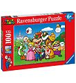 Ravensburger Puslespil - 100 Brikker - Super Mario Fun Ravensburger Puslespil - 100 Brikker - Super Mario Fun