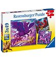 Ravensburger Puslespill - 3x49 Brikker - Mytisk majestet