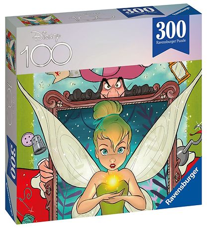 Ravensburger Puslespil - 300 Brikker - Disney Tinkerbell 100 år Ravensburger Puslespil - 300 Brikker - Disney Tinkerbell 100 år