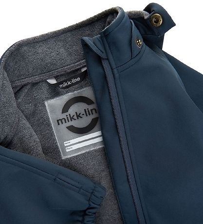 Mikk-Line Softshelldragt m. Fleece - Recycled - Blue Nights