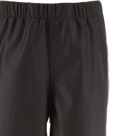 Mikk-Line Regnbukser - PU - Sort