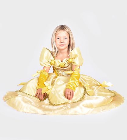 Den Goda Fen Udklædning - Prinsessekjole - Gul