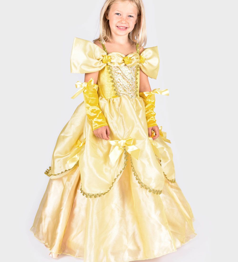 Den Goda Fen Kostüm - Prinzessinnenkleid - Gelb - Den Goda Fen - 4-6 Jahre (104-116) - Kostüme