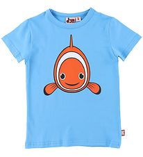 DYR-Cph T-Shirt - DYRGrowl - Mild Blue m. Klovnfisk
