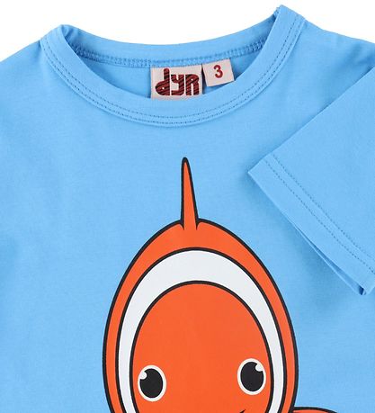 DYR-Cph T-Shirt - DYRGrowl - Mild Blue m. Klovnfisk