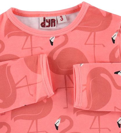 DYR-Cph Bluse - DYRRoar - Coral m. Flamingoer