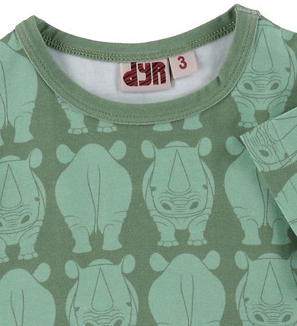 DYR-Cph T-Shirt - DYRGrowl - Grey Moss m. Næsehorn