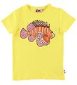 DYR-Cph T-Shirt - DYRGrowl - Bright Yellow m. Dragefisk