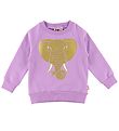 DYR-Cph Sweatshirt - DYRBellow - Soft Viola m. Guld Elefant