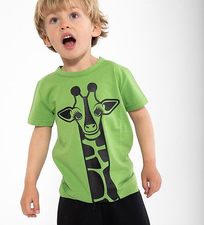 DYR-Cph T-Shirt - DYRGrowl - Olive m. Giraf