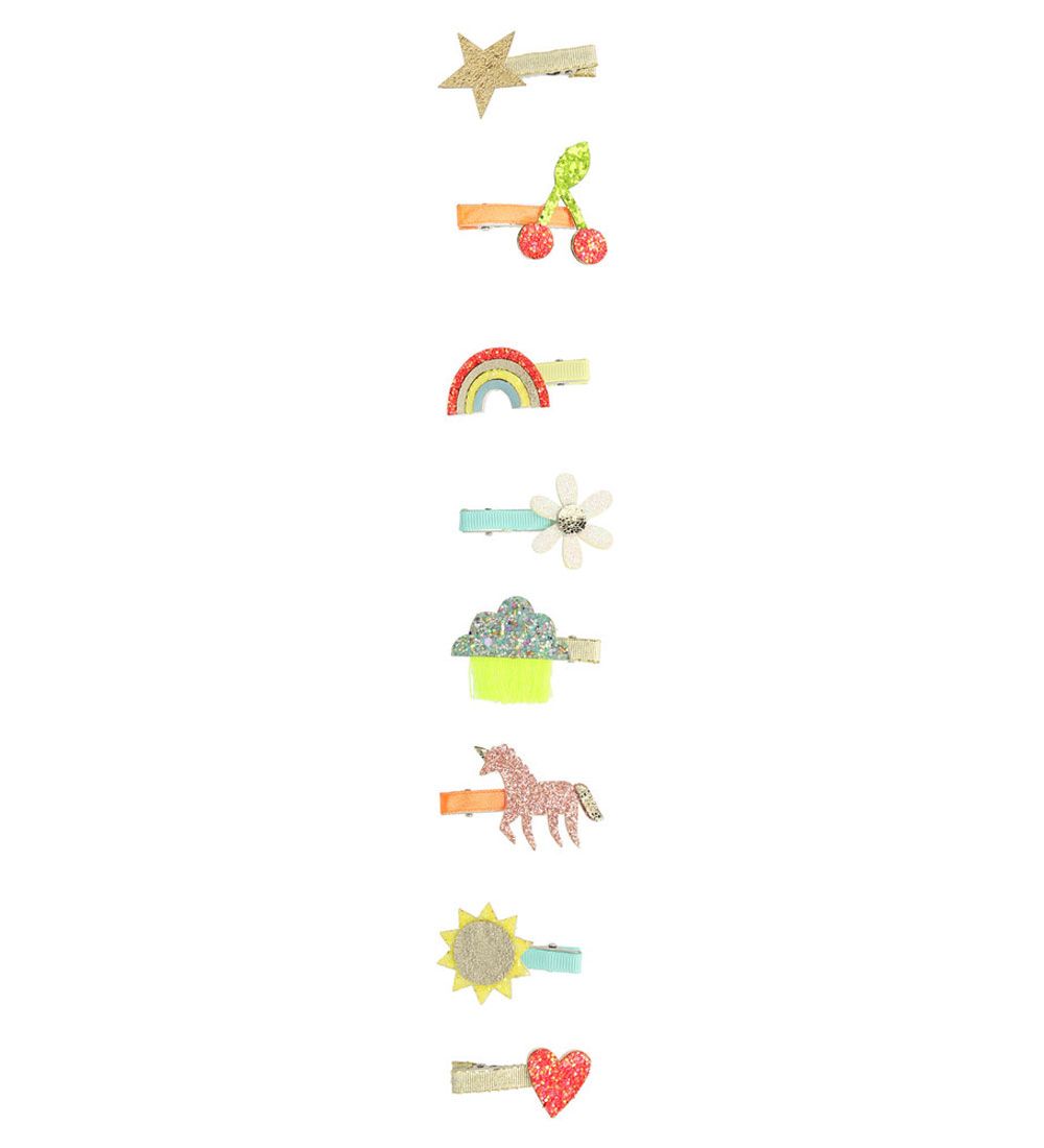 Pinces Cheveux Meri Meri - 8 Pack - 5 cm - Icne Hair Clips - Meri Meri - UneTaille - Accessoire de Coiffure 20$