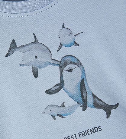 Name It T-shirt - NbmFogat - Dusty Blue Name It T-shirt - NbmFogat - Dusty Blue