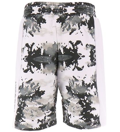 EA7 Sweathorts - Hvid/Sort m. Camouflage EA7 Sweathorts - Hvid/Sort m. Camouflage