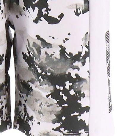 EA7 Sweathorts - Hvid/Sort m. Camouflage EA7 Sweathorts - Hvid/Sort m. Camouflage