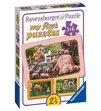 Ravensburger Puslespil - My First - 3 Forskellige - Exploring Th Ravensburger Puslespil - My First - 3 Forskellige - Exploring Th