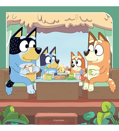 Ravensburger Puslespil - 3x49 Brikker - Bluey