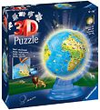 Ravensburger 3D Puslespil - 188 Brikker - Childrens Globe Night Ravensburger 3D Puslespil - 188 Brikker - Childrens Globe Night