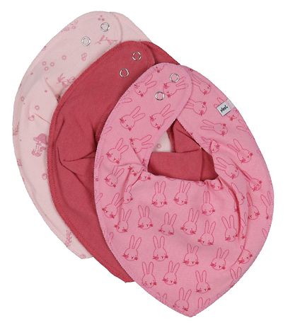 Pippi Baby Savlesmække - 3-pak - Rose