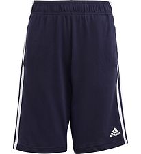 adidas Performance Shorts - U 3S KN SHO - Blå/Hvid adidas Performance Shorts - U 3S KN SHO - Blå/Hvid