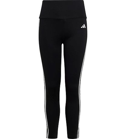 adidas Performance Leggings - G TR-ES 3S TIG - Sort/Hvid adidas Performance Leggings - G TR-ES 3S TIG - Sort/Hvid