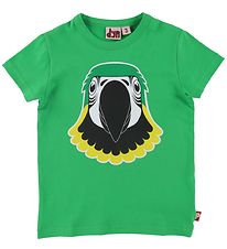 DYR-Cph T-Shirt - DYRGrowl - Spring Green m. Papegøje